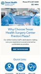Mobile Screenshot of prestonplazasurgerycenter.com